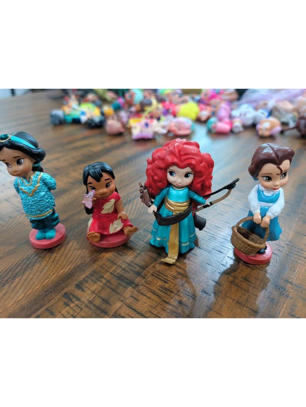 Disney Animators Collection Lot Merida Belle Jasmine Lilo